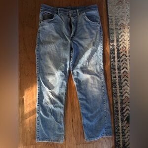 Vintage 80’s Sportsman Soft Worn Men's Blue Jeans 34x34